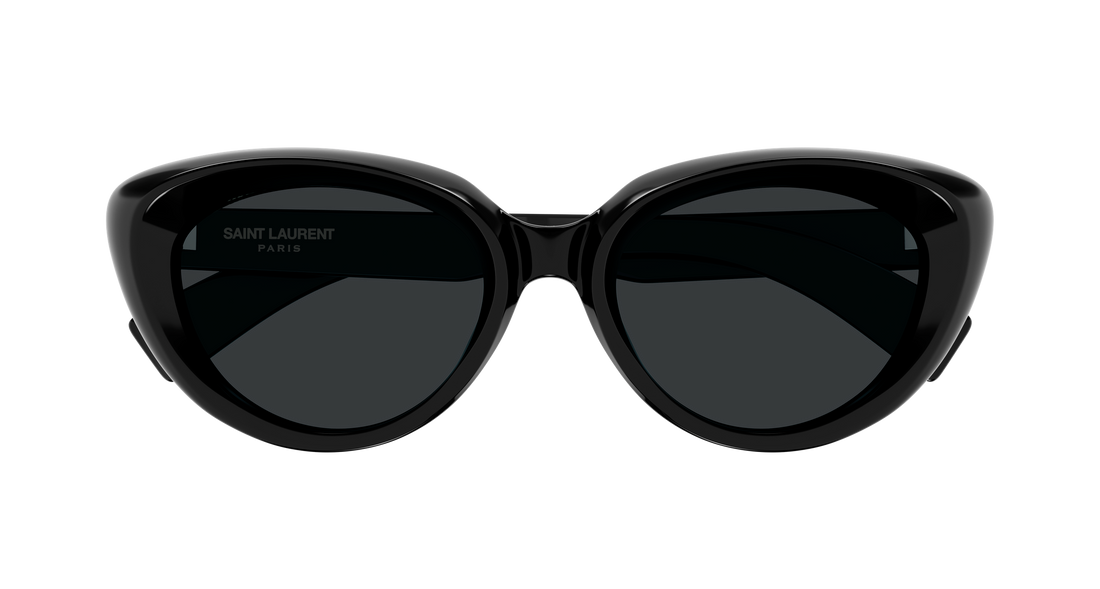 Óculos de sol saint laurent sl 859/k 001 negro cat eye femenino tamanho 54mm - Vista de detalhe