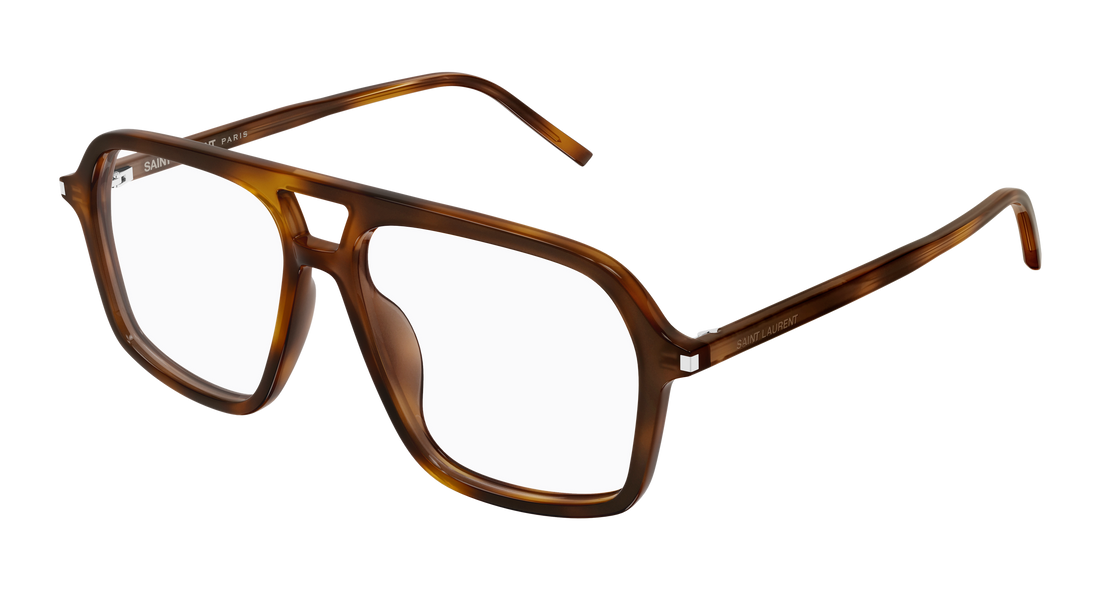Brillen saint laurent sl 960 002 havana pilot/navigator femenino größe 55mm - Hauptansicht