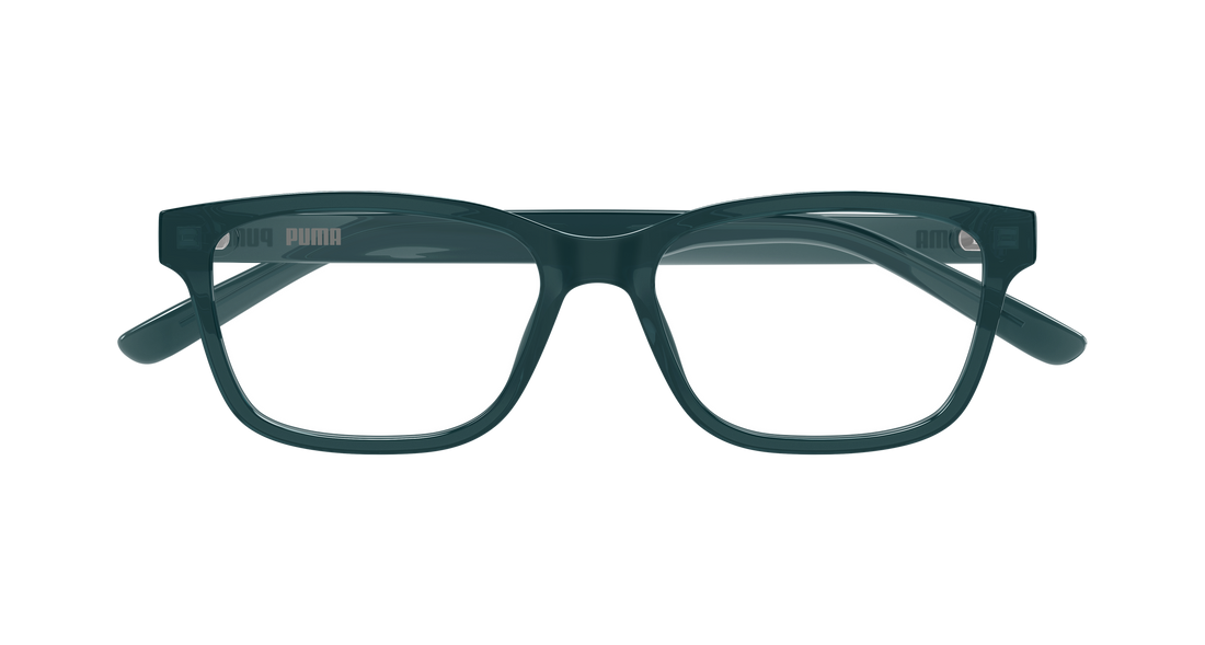 Occhiali da vista puma pu0529o 004 azul rectangular / squared masculino taglia 55mm - Vista dettagliata