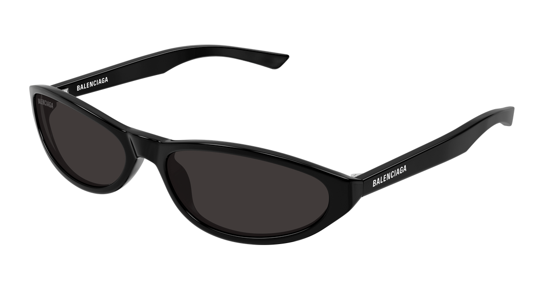 Óculos de sol balenciaga bb0007s 014 negro round/oval/panthos unisex tamanho 59mm - Vista principal