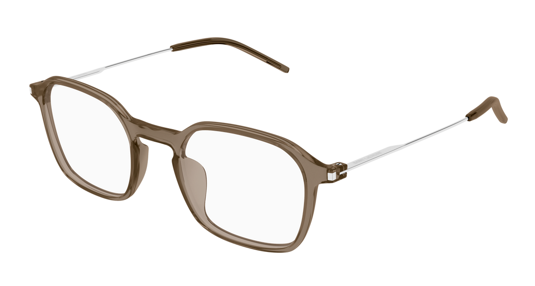 Lunettes de vue saint laurent sl 954 003 marron rectangular / squared masculino taille 49mm - Vue principale