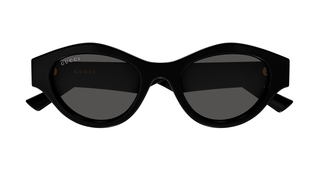 Lunettes de soleil gucci gg2207s 001 negro cat eye femenino taille 51mm - Vue détaillée