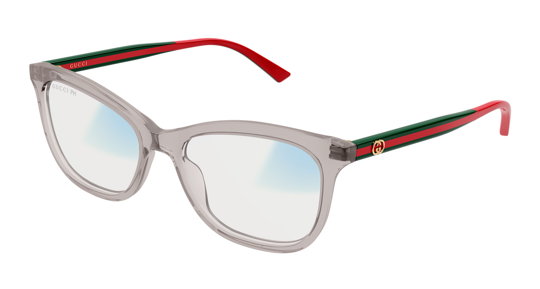 Óculos de sol gucci gg2117s 001 gris cat eye femenino tamanho 54mm - Vista principal