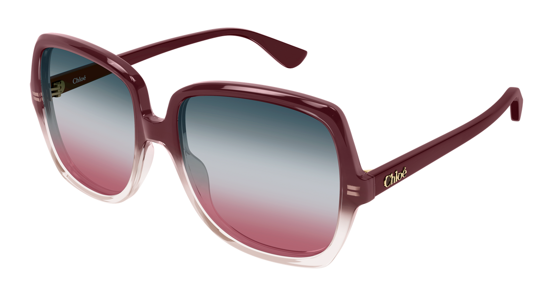 Sonnenbrillen chloé ch0388s 003 rojo rectangular / squared femenino größe 59mm - Hauptansicht
