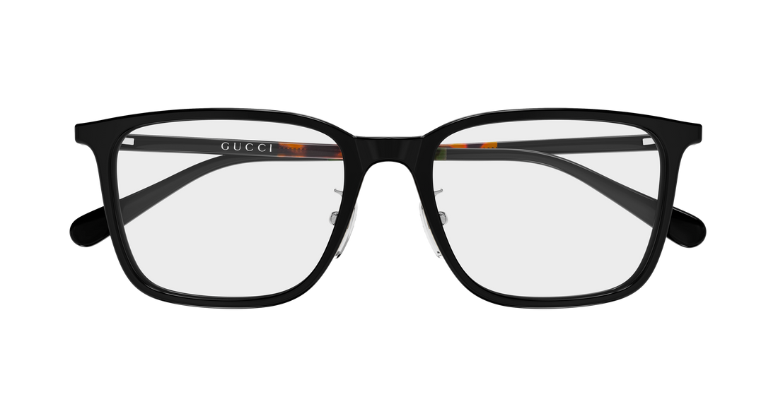 Lunettes de vue gucci gg2267oa 002 negro rectangular / squared masculino taille 54mm - Vue détaillée