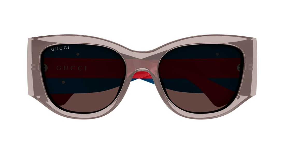 Óculos de sol gucci gg2115s 005 gris cat eye femenino tamanho 55mm - Vista de detalhe