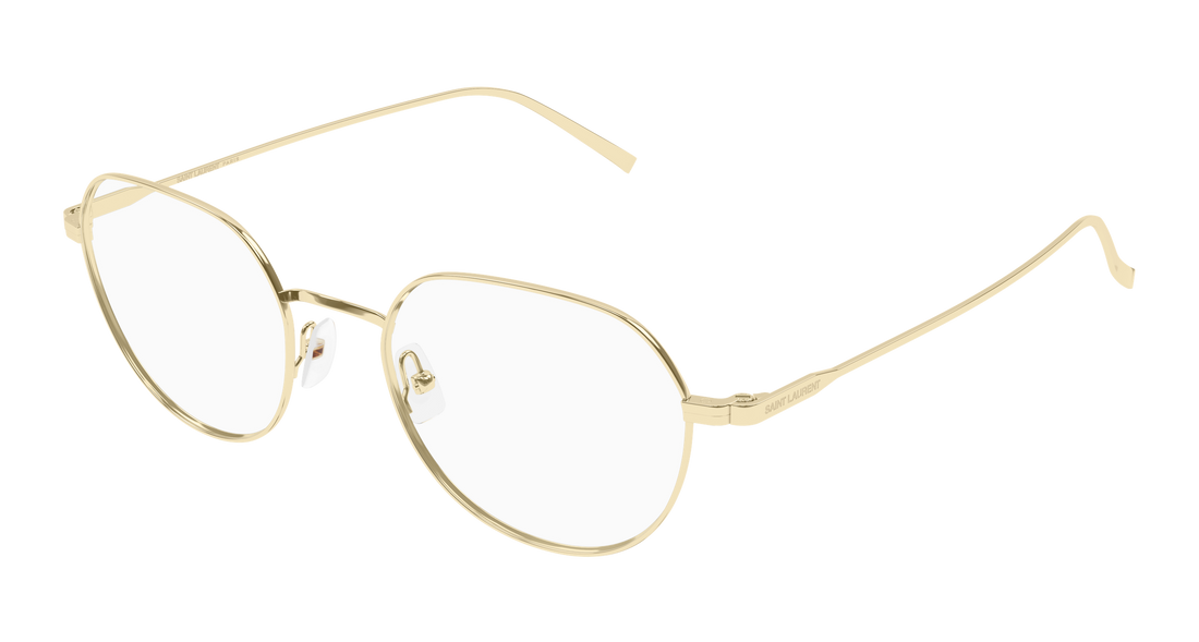 Lunettes de vue saint laurent sl 953 opt 003 dorado round/oval/panthos masculino taille 51mm - Vue principale