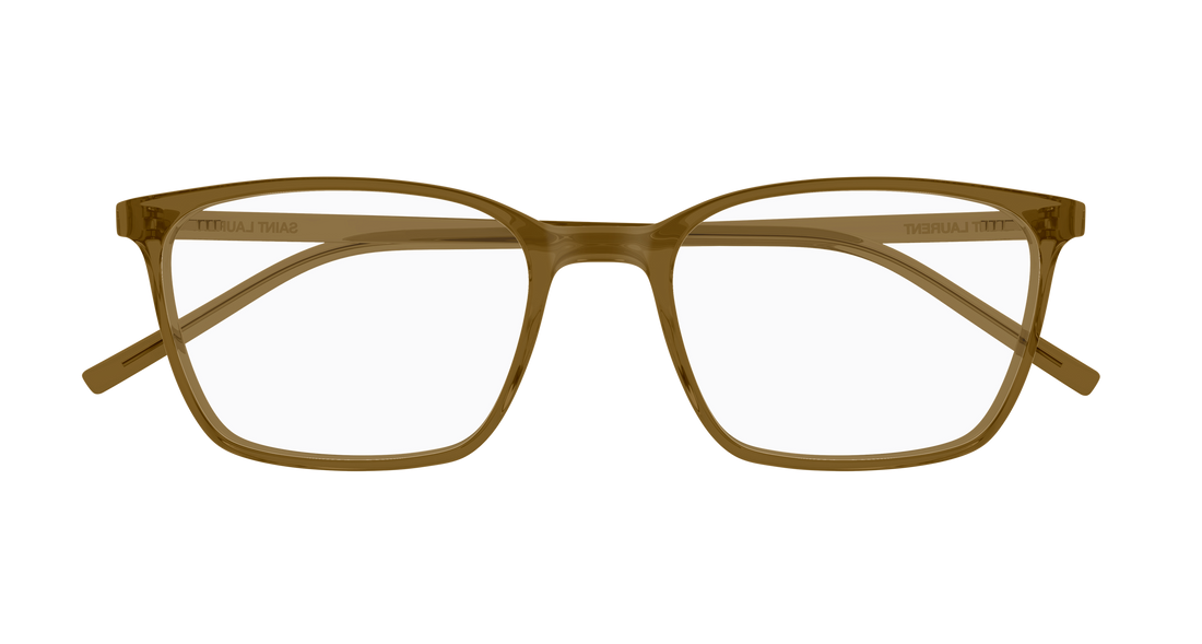 Brillen saint laurent sl 885 005 marron rectangular / squared unisex größe 53mm - Detailansicht