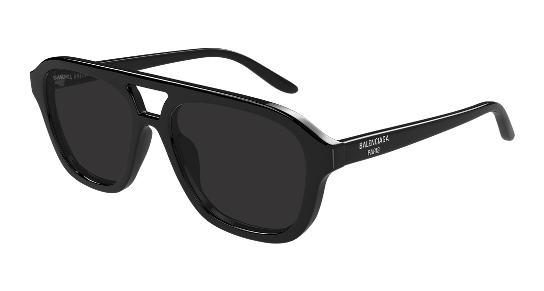Sonnenbrillen balenciaga bb0525s 001 negro pilot/navigator masculino größe 55mm - Hauptansicht