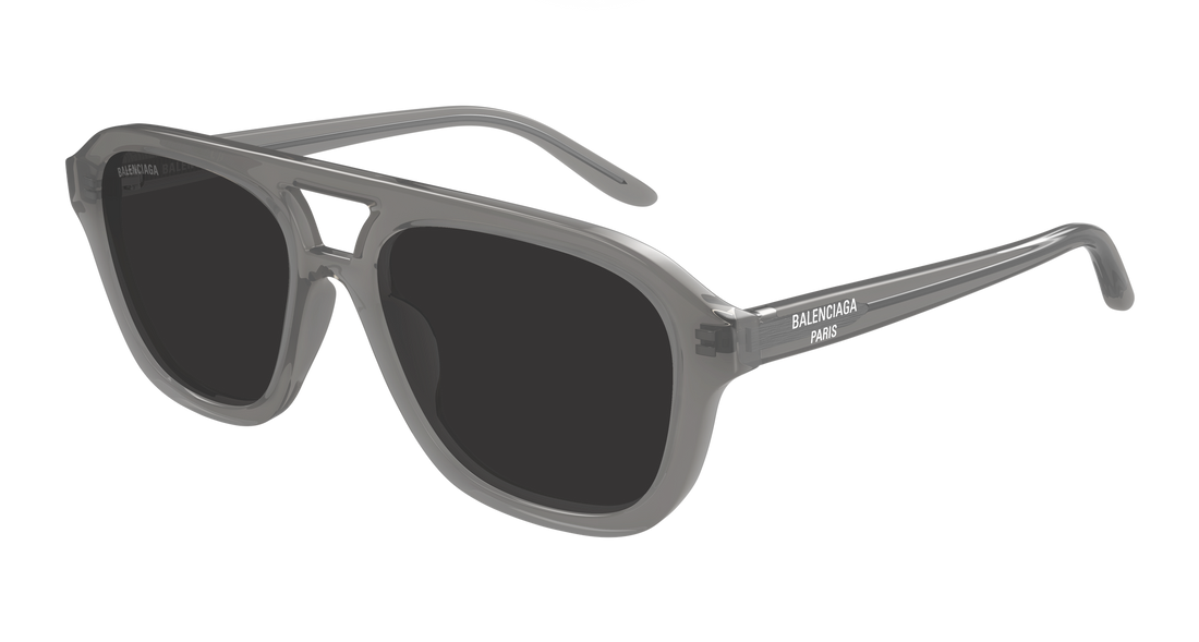 Sonnenbrillen balenciaga bb0525s 005 gris pilot/navigator masculino größe 55mm - Hauptansicht