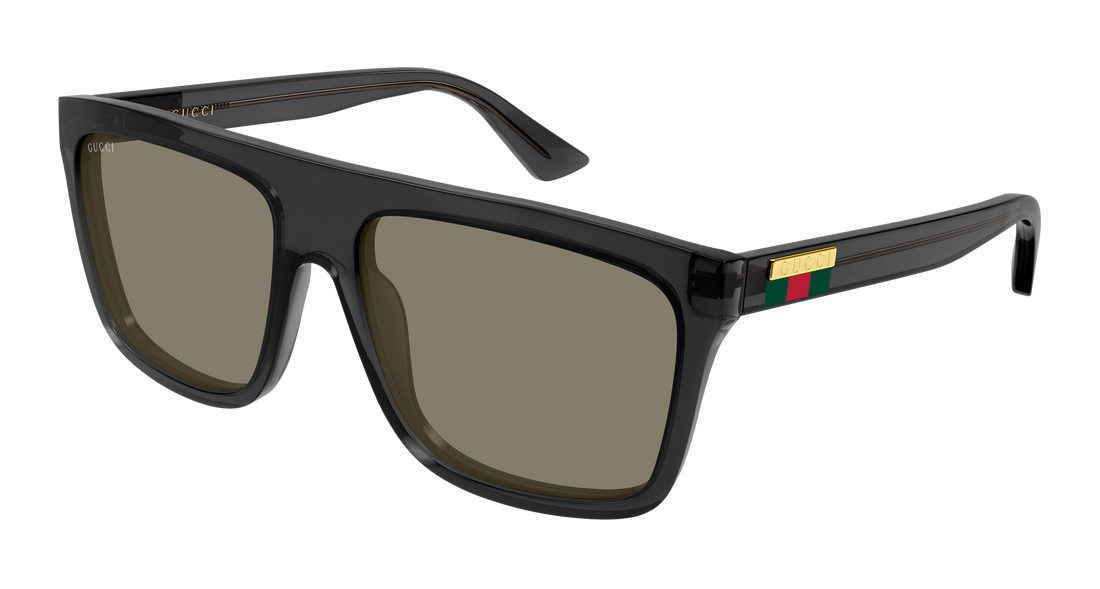 Sonnenbrillen gucci gg0748s 010 gris rectangular / squared masculino größe 59mm - Hauptansicht