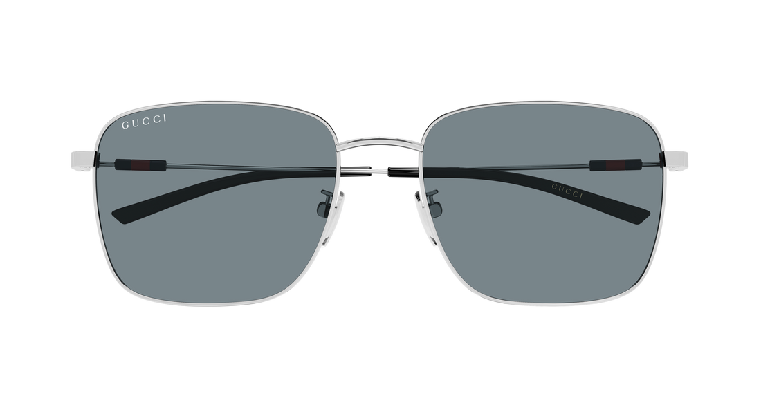 Sunglasses gucci gg2097sk 003 plateado rectangular / squared masculino size 58mm - Detailed view