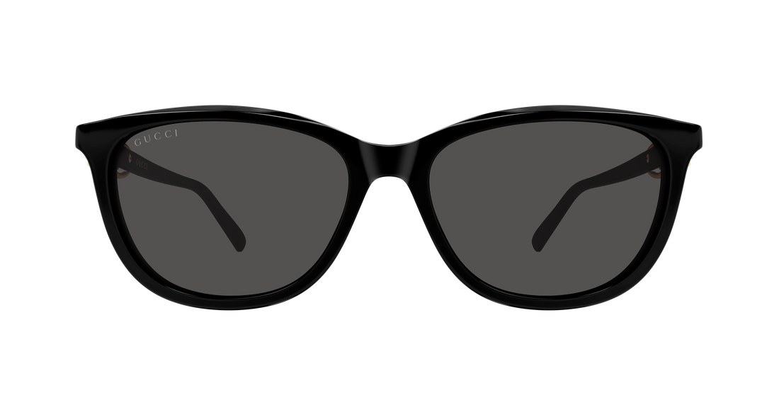 Lunettes de soleil gucci gg2220sk 001 negro round/oval/panthos femenino taille 56mm - Vue détaillée