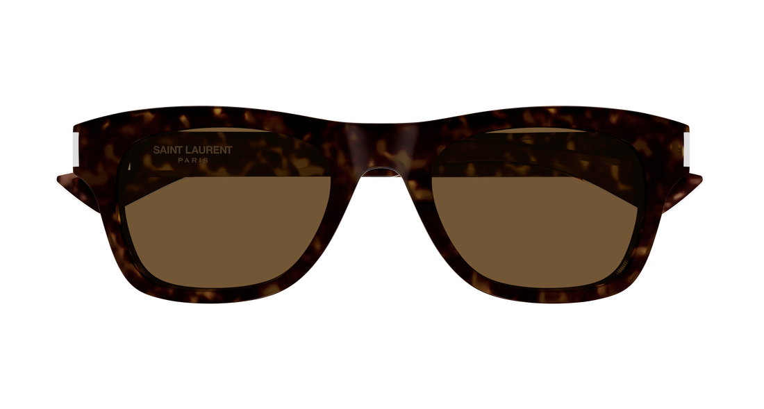 Óculos de sol saint laurent sl 877 006 havana rectangular / squared masculino tamanho 51mm - Vista de detalhe