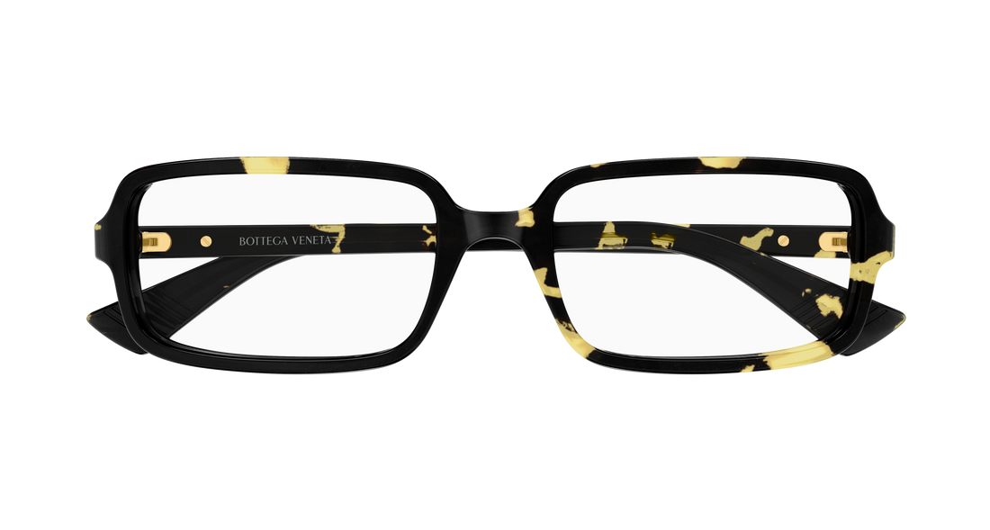 Brillen bottega veneta bv1500o 002 havana rectangular / squared unisex größe 54mm - Detailansicht