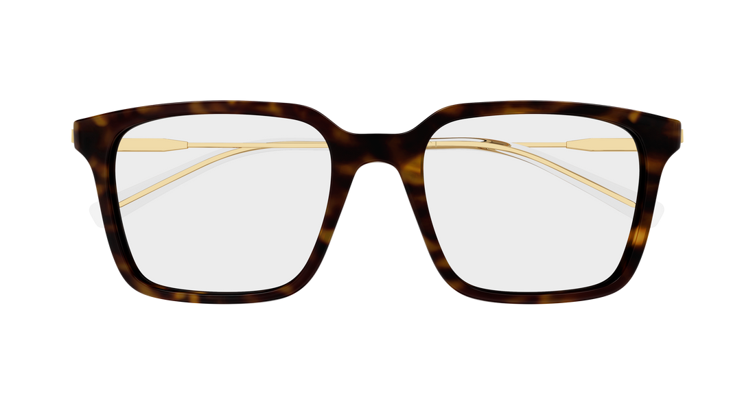 Lunettes de vue gucci gg2252o 002 havana rectangular / squared masculino taille 53mm - Vue détaillée