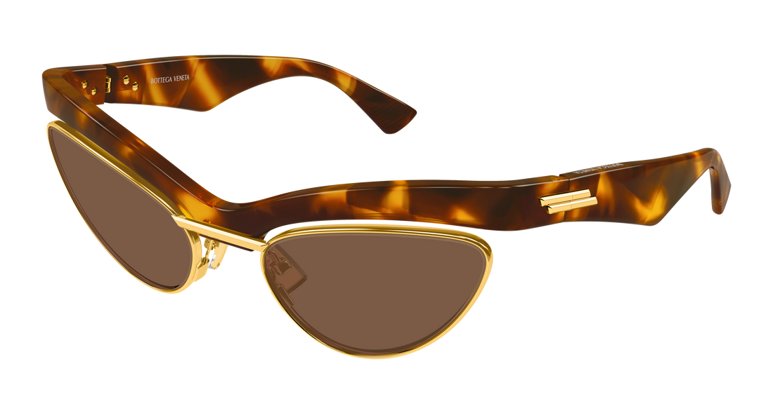 Óculos de sol bottega veneta bv1480s 004 havana unisex tamanho 59mm - Vista principal