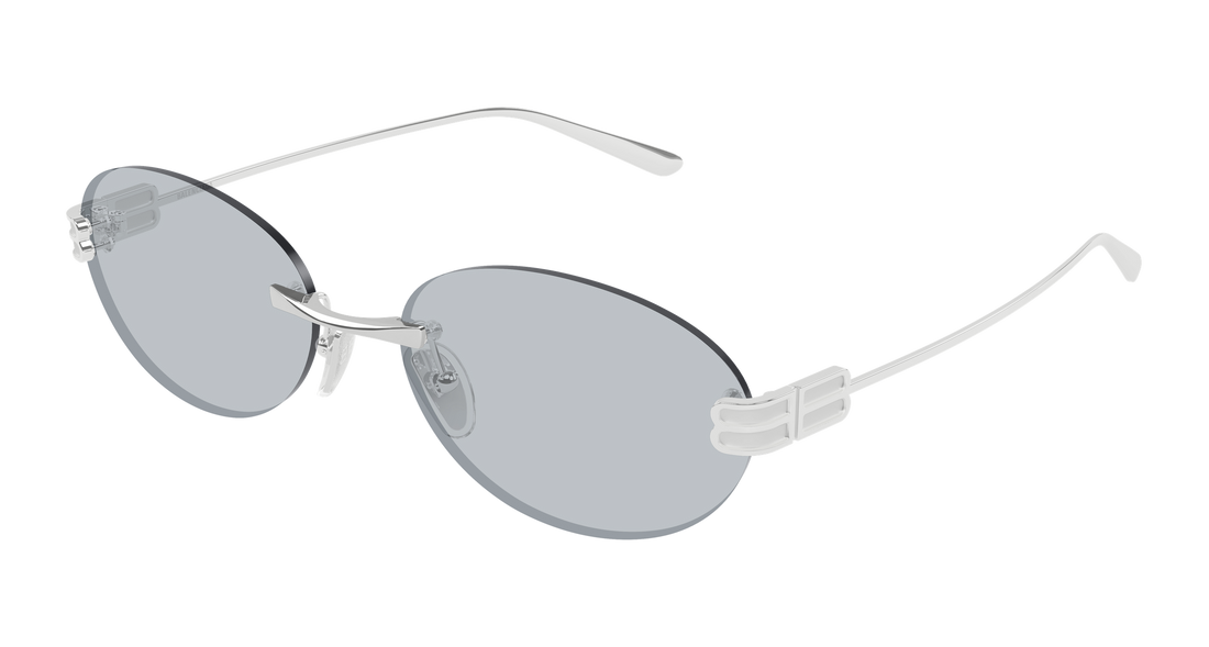 Sonnenbrillen balenciaga bb0541sa 003 plateado round/oval/panthos unisex größe 59mm - Hauptansicht