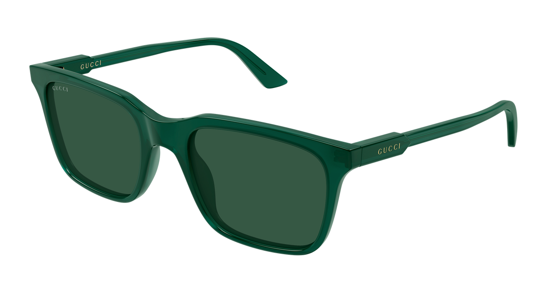 Óculos de sol gucci gg2114s 004 verde rectangular / squared masculino tamanho 53mm - Vista principal