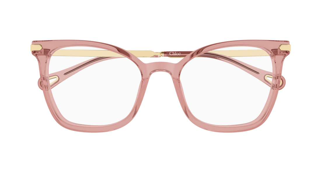 Brillen chloé ch0360o 003 rosa rectangular / squared femenino größe 53mm - Detailansicht