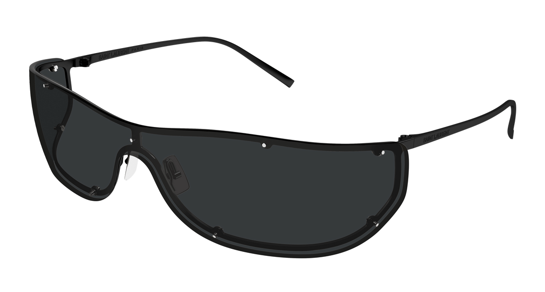 Óculos de sol saint laurent sl 807 002 negro mask unisex tamanho 99mm - Vista principal