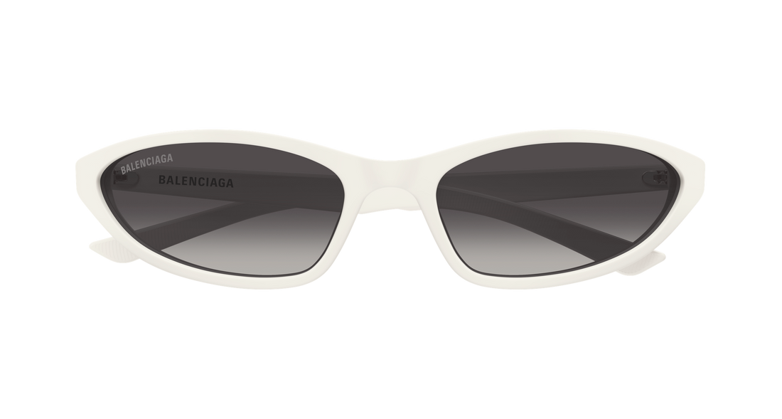 Occhiali da sole balenciaga bb0402s 006 blanco round/oval/panthos femenino taglia 59mm - Vista dettagliata