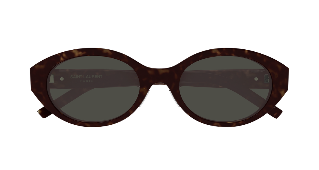 Lunettes de soleil saint laurent sl m181/j 002 havana round/oval/panthos femenino taille 54mm - Vue détaillée