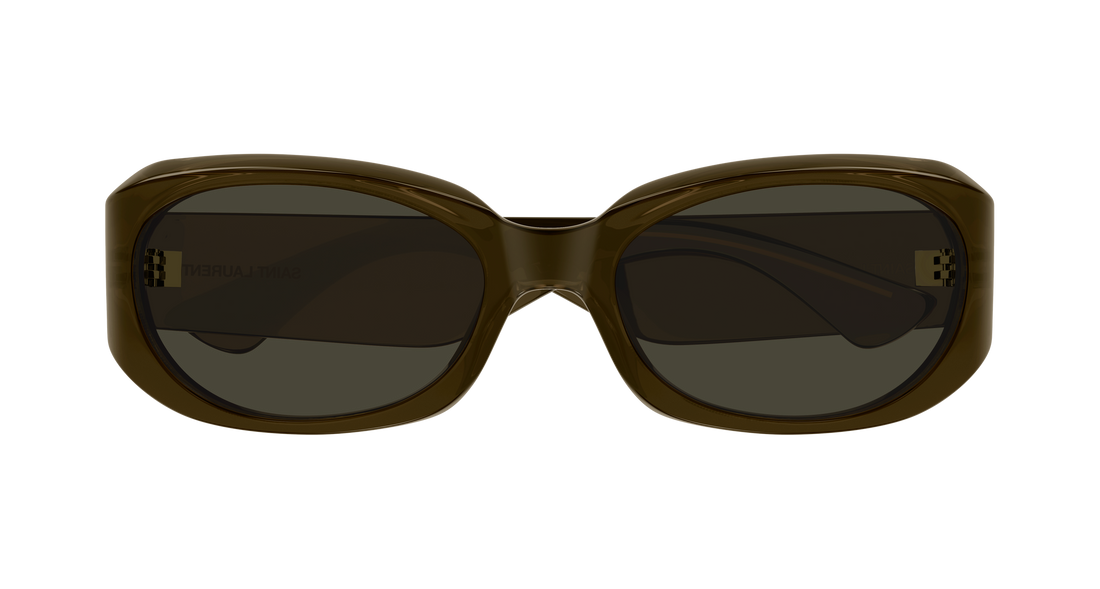 Sonnenbrillen saint laurent sl 868 005 marron rectangular / squared femenino größe 57mm - Detailansicht