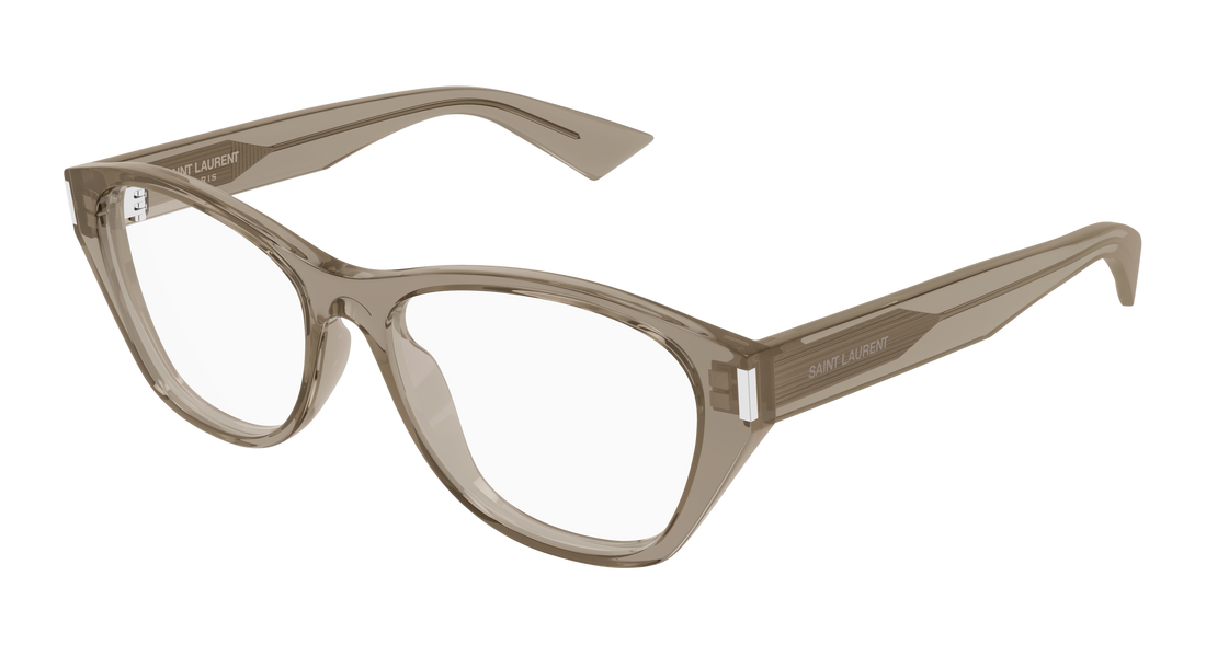Brillen saint laurent sl 929 003 marron cat eye femenino größe 55mm - Hauptansicht