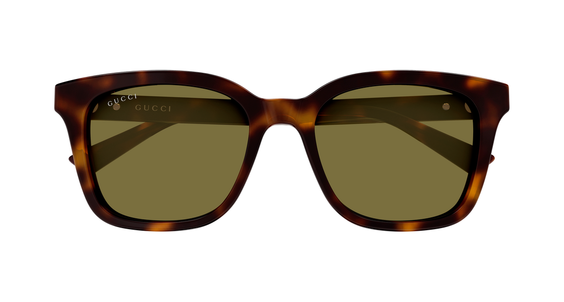 Lunettes de soleil gucci gg2251sa 002 havana rectangular / squared masculino taille 54mm - Vue détaillée