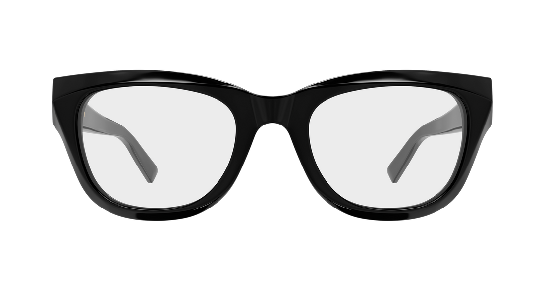 Lunettes de vue gucci gg2202o 001 negro geometrical/directional femenino taille 51mm - Vue détaillée