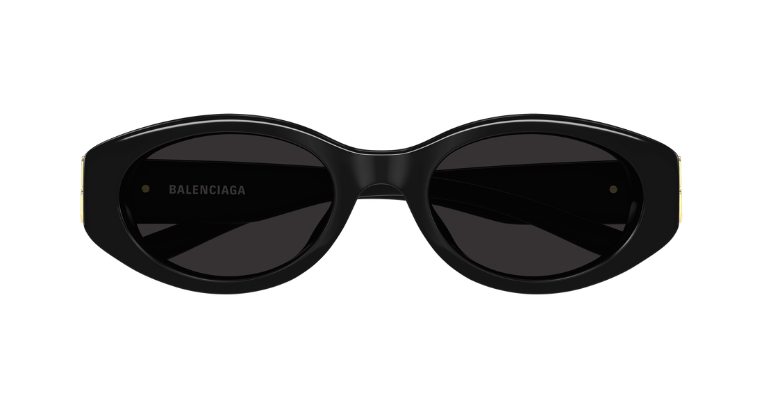 Lunettes de soleil balenciaga bb0507sk 001 negro round/oval/panthos femenino taille 55mm - Vue détaillée
