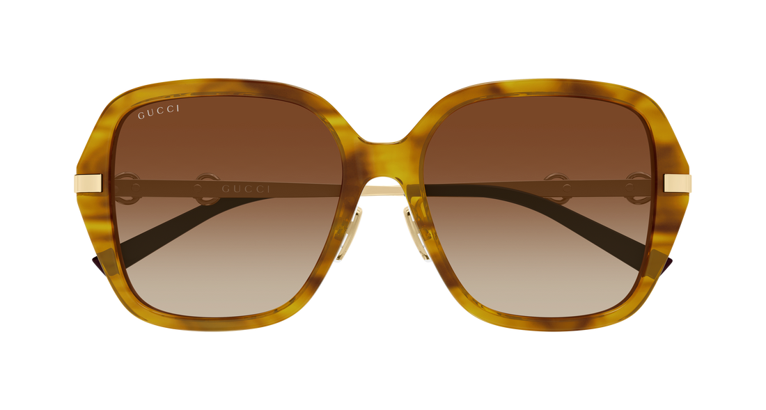 Sunglasses gucci gg2055sa 003 havana rectangular / squared femenino size 57mm - Detailed view