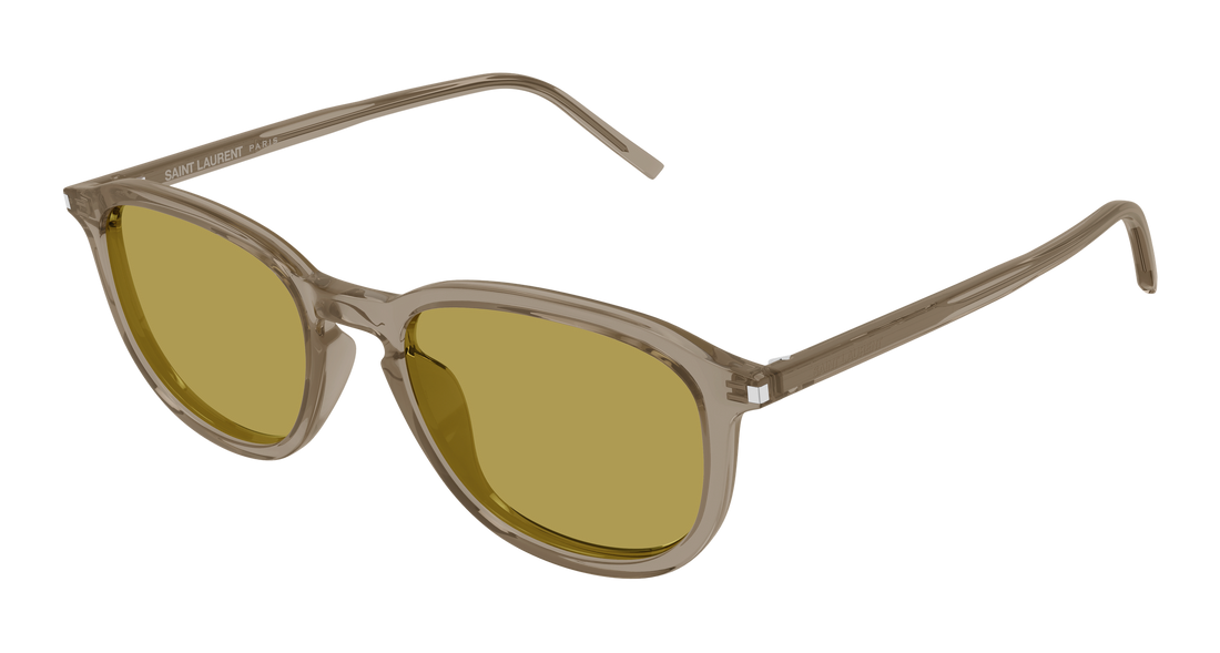 Sonnenbrillen saint laurent sl 939 003 marron round/oval/panthos masculino größe 52mm - Hauptansicht