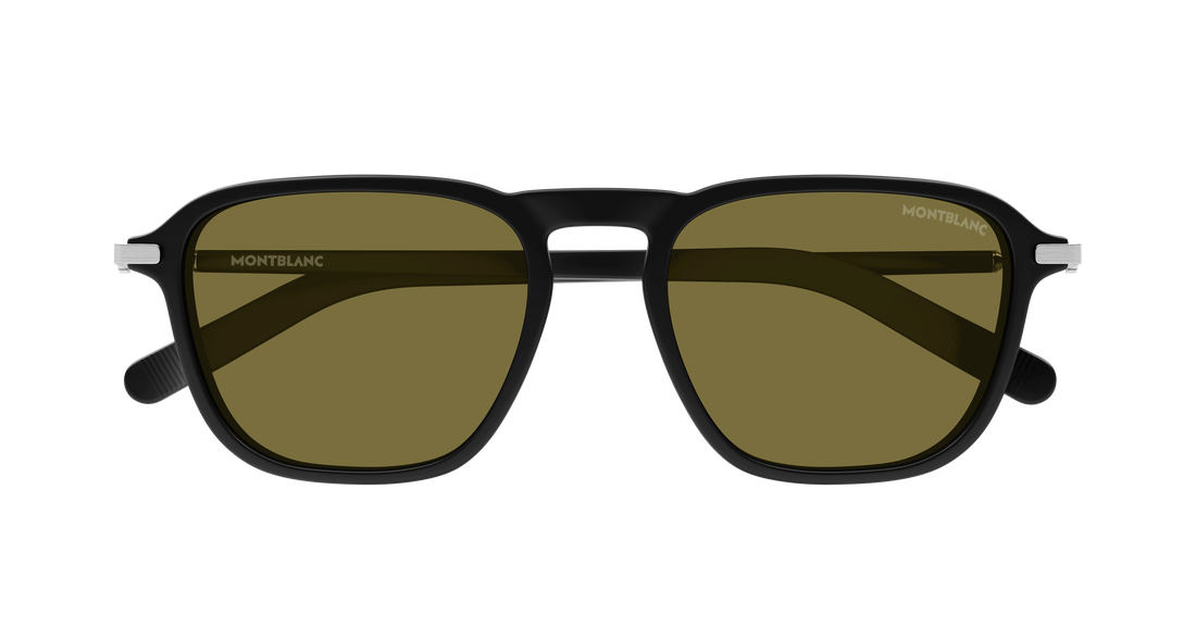 Sonnenbrillen montblanc mb0498s 002 negro pilot/navigator masculino größe 52mm - Detailansicht