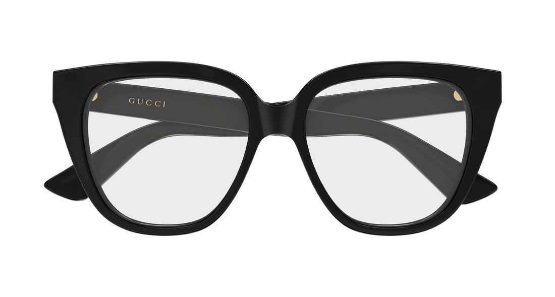 Lunettes de vue gucci gg2191o 001 negro geometrical/directional femenino taille 53mm - Vue détaillée