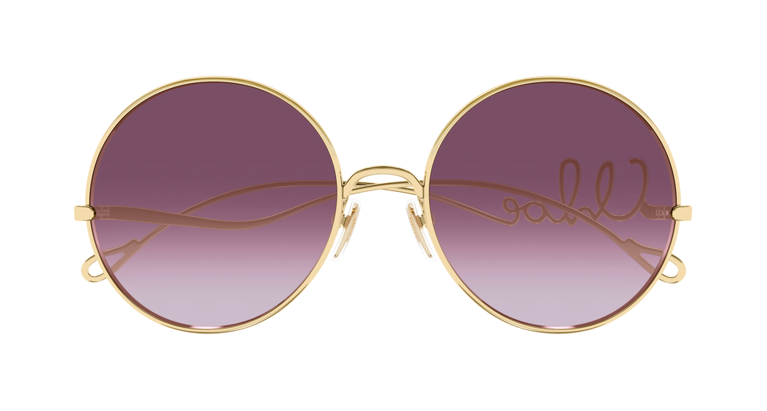 Sonnenbrillen chloé ch0372s 002 dorado round/oval/panthos femenino größe 56mm - Detailansicht