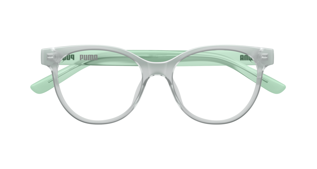 Gafas graduadas puma pj0090o 002 gris cat eye infantil talla 47mm - Vista de detalle