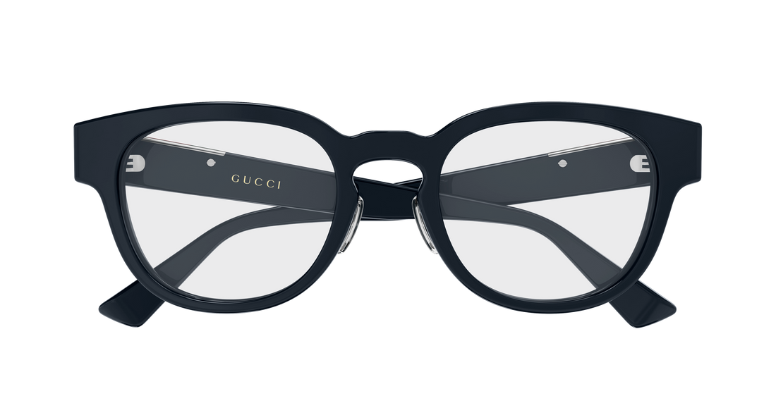 Lunettes de vue gucci gg2263oj 003 azul round/oval/panthos masculino taille 50mm - Vue détaillée