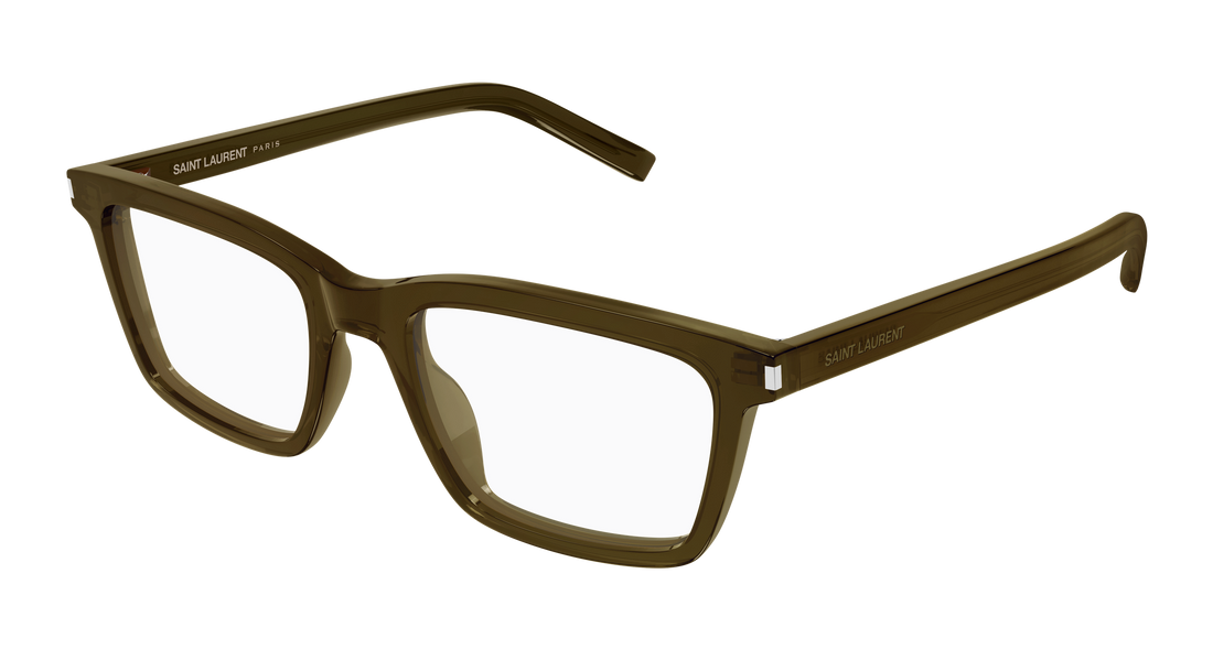 Brillen saint laurent sl 842 005 marron rectangular / squared unisex größe 54mm - Hauptansicht