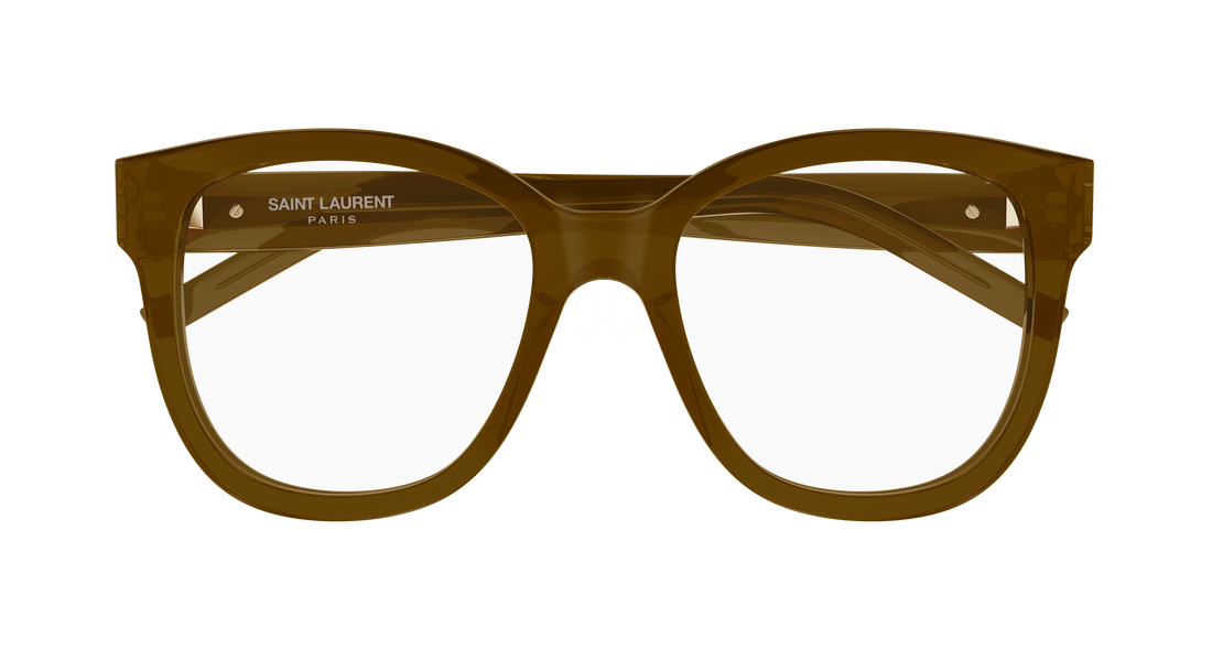 Lunettes de vue saint laurent sl m97 011 marron rectangular / squared femenino taille 54mm - Vue détaillée