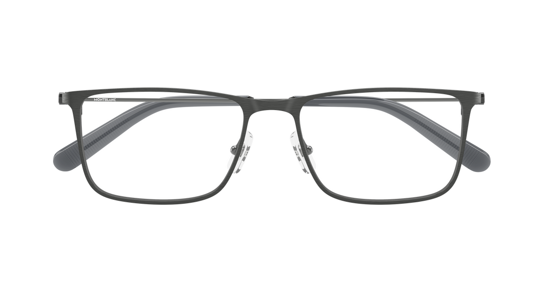 Occhiali da vista montblanc mb0464o 002 plateado rectangular / squared masculino taglia 54mm - Vista dettagliata