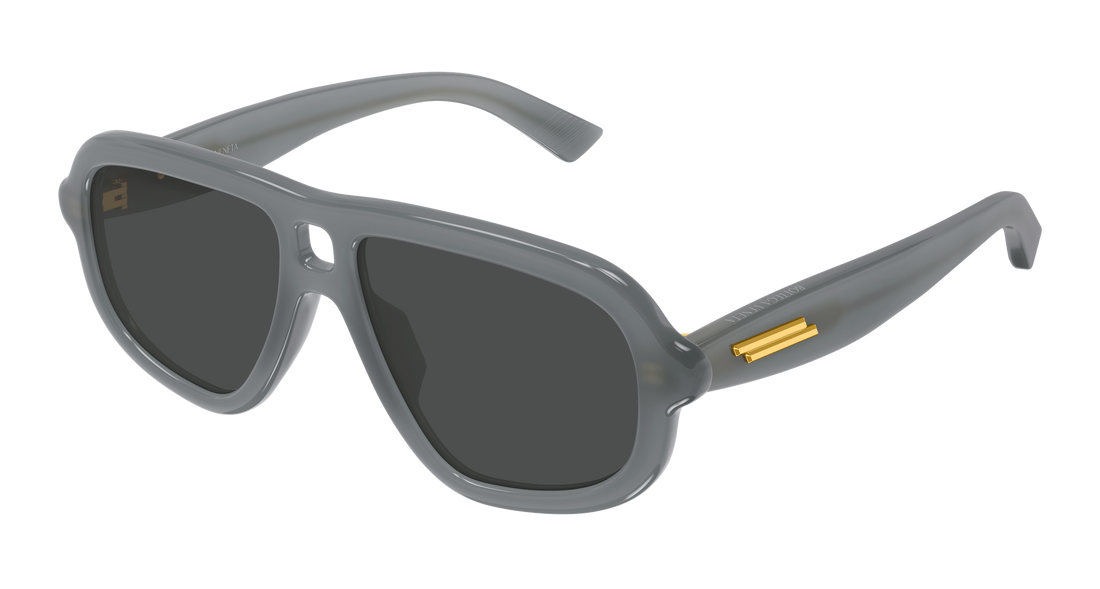 Sonnenbrillen bottega veneta bv1494s 004 gris pilot/navigator unisex größe 53mm - Hauptansicht