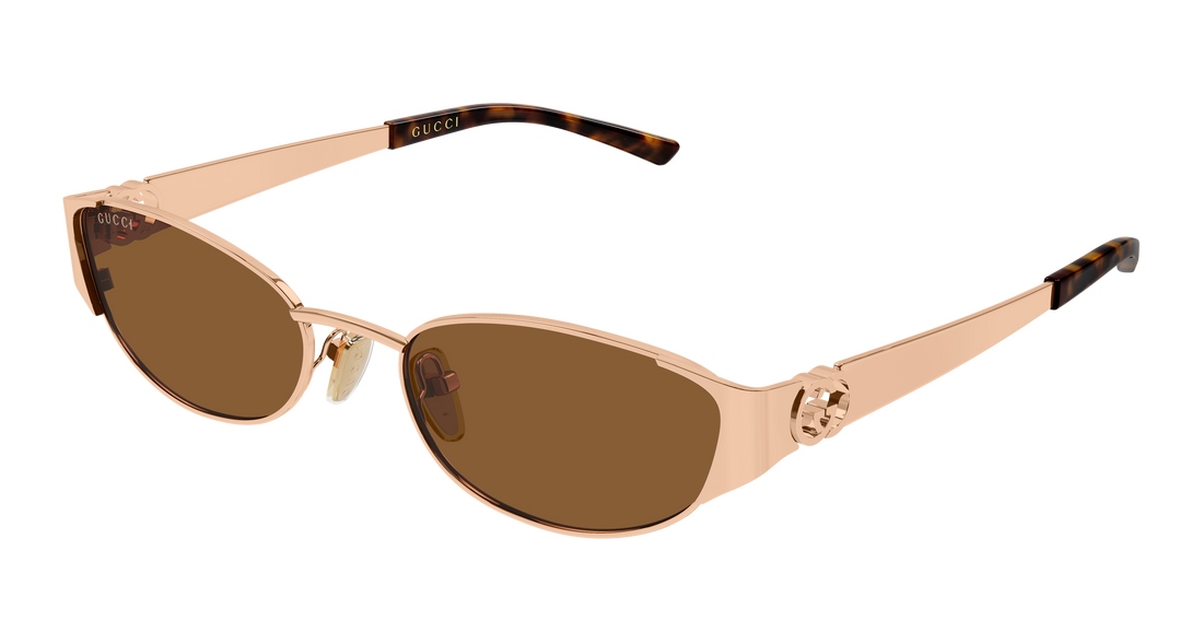 Lunettes de soleil gucci gg2197s 004 dorado round/oval/panthos femenino taille 55mm - Vue principale