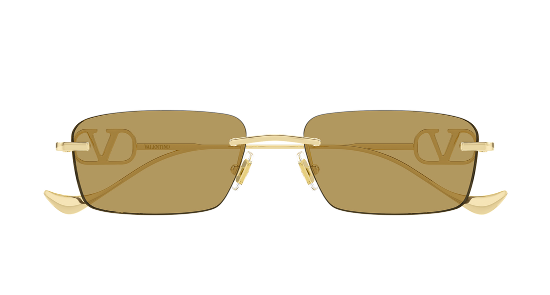 Sonnenbrillen valentino vg0067s 003 dorado rectangular / squared femenino größe 55mm - Detailansicht