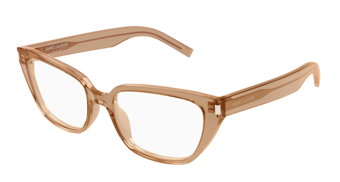 Brillen saint laurent sl 896 005 marron cat eye femenino größe 55mm - Hauptansicht