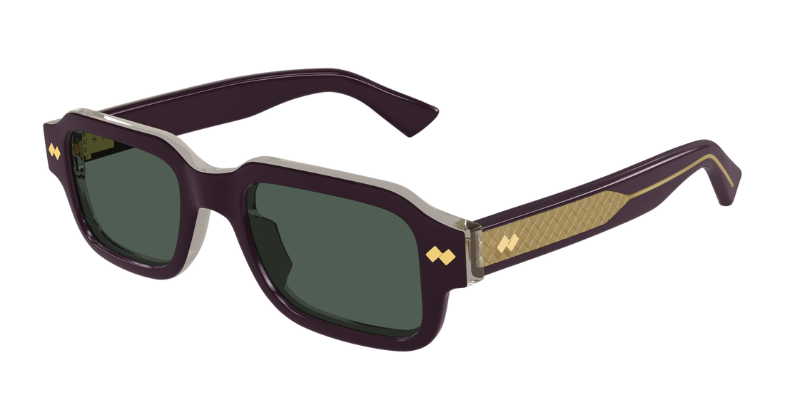 Sunglasses bottega veneta bv1442s 004 violeta rectangular / squared masculino size 51mm - Main view
