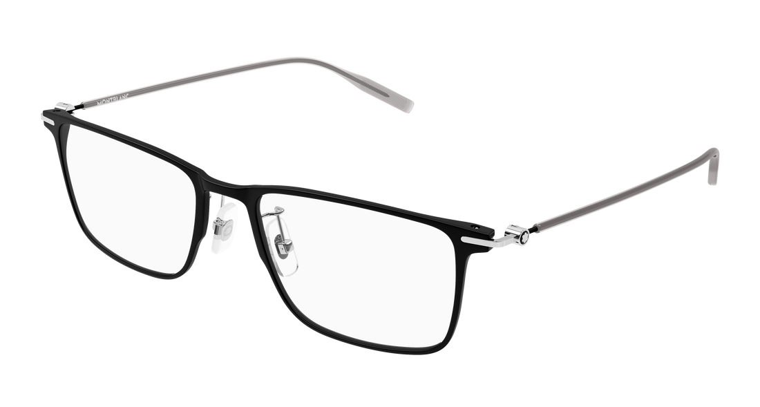 Lunettes de vue montblanc mb0506ol 002 negro rectangular / squared masculino taille 56mm - Vue principale