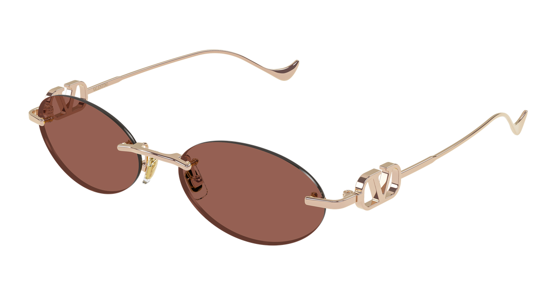 Lunettes de soleil valentino vg0032s 006 dorado geometrical/directional femenino taille 53mm - Vue principale