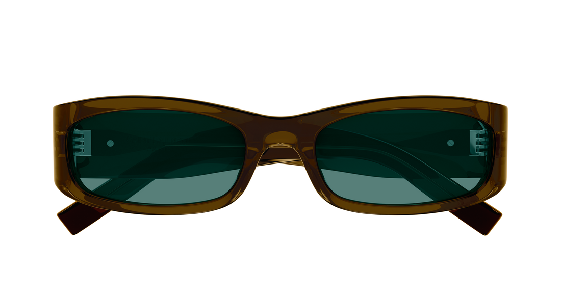 Lunettes de soleil saint laurent sl m152 005 marron rectangular / squared femenino taille 55mm - Vue détaillée